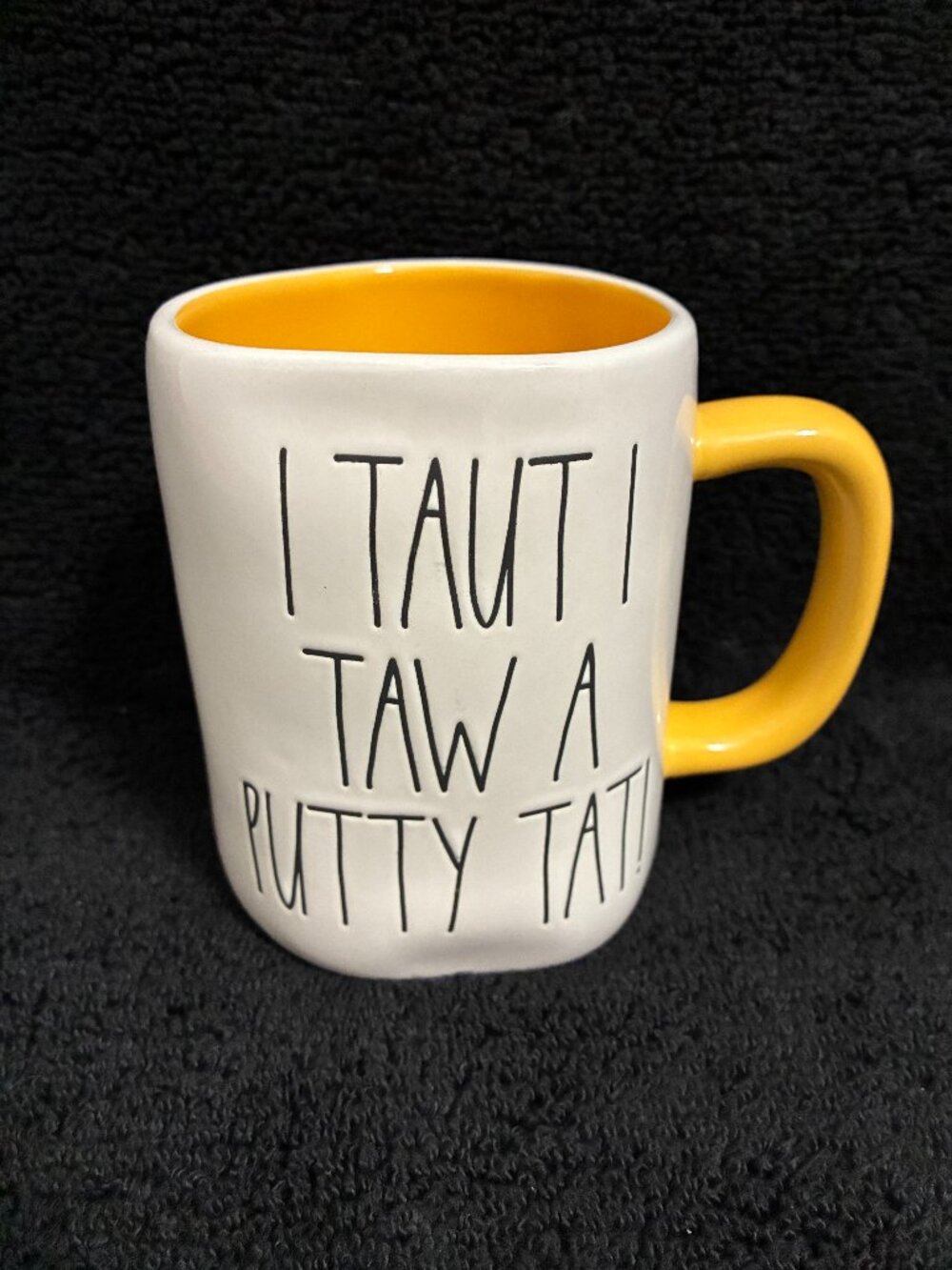 Rae Dunn Looney Tunes I Taut I Taw A Putty Tat Tweety Bird Mug